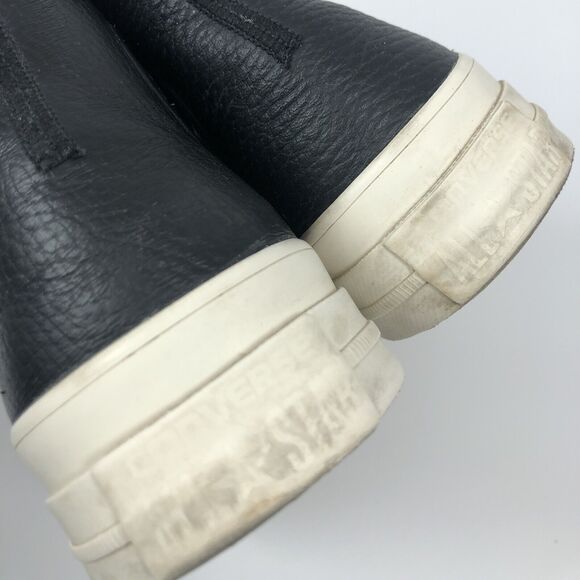 Converse Chuck Taylor All Star Prime Hi Top Black Leather Sneakers Men 5 Women 7 - Picture 11 of 11